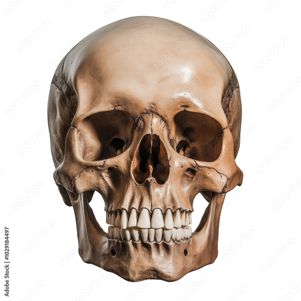 Obraz premium human skull PNG