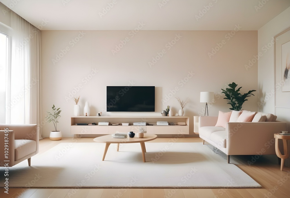 Photo modern style interior room 3d illustration Photo modern style interior room 3d illustration