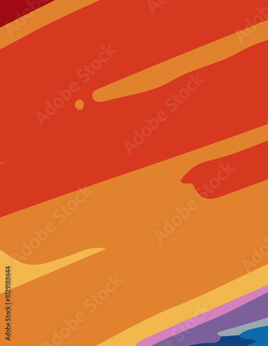 abstract background with untidy waves Illustration