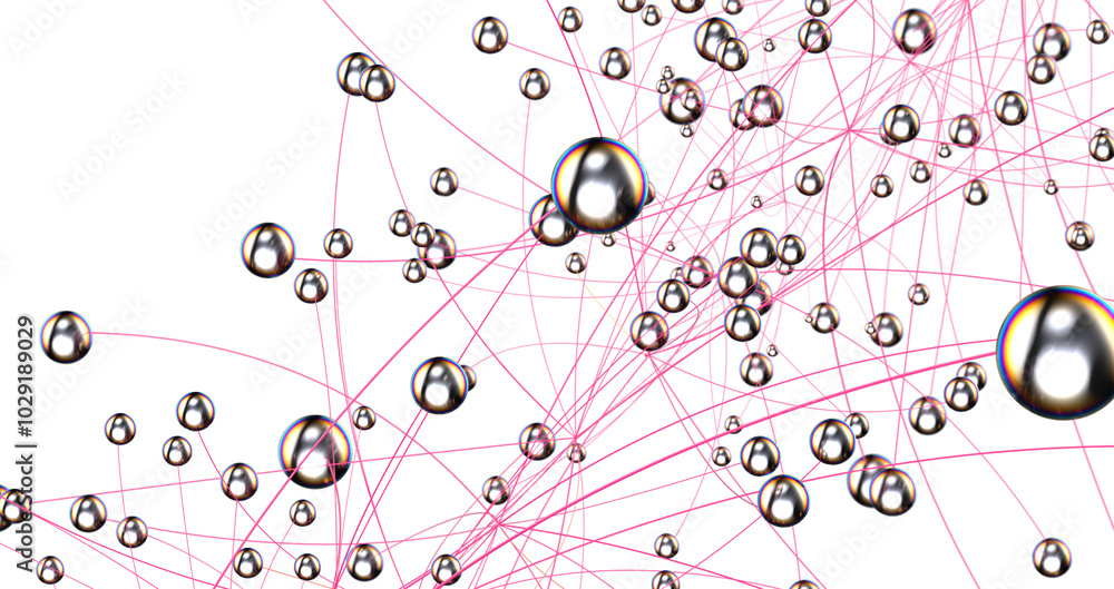 Abstract network of physical devices on the Internet using a network connection Abstract network of physical devices on the Internet using a network connection