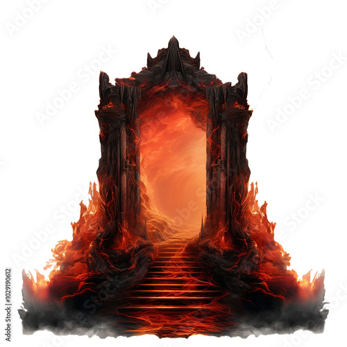 burning gate to hell