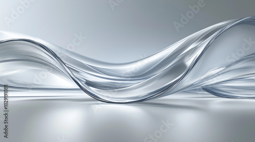 Abstract Textured and Fluid Glass-Like Surfaces in Modern Environments