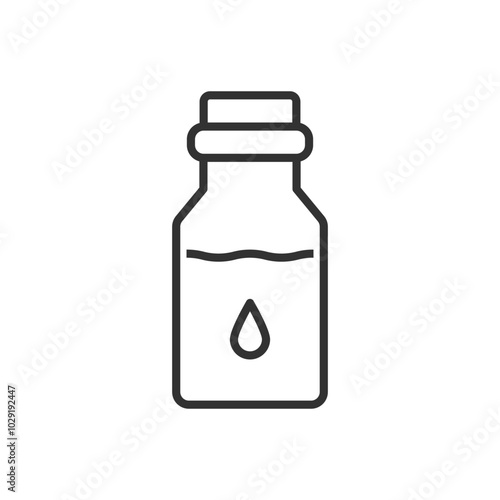 Herbal Liquid Medicine Icon - Homeopathy Icon