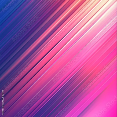 A vibrant abstract design featuring diagonal lines in shades of pink and purple.