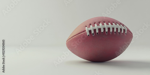 detailed view of football showcasing its texture and design