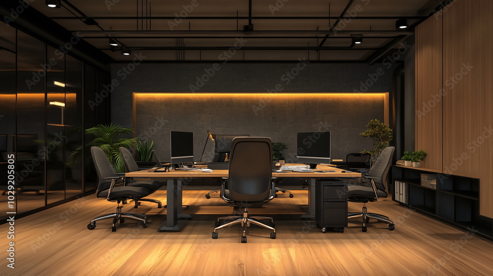 Elevating Workspaces with an Inspiring Modern Offices with a Natural Touch Elevating Workspaces with an Inspiring Modern Offices with a Natural Touch