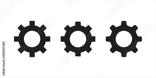 Setting gear icon illustration