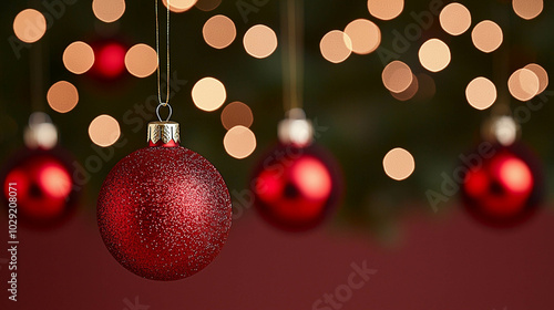  Christmas decorations, clean and vibrant design,