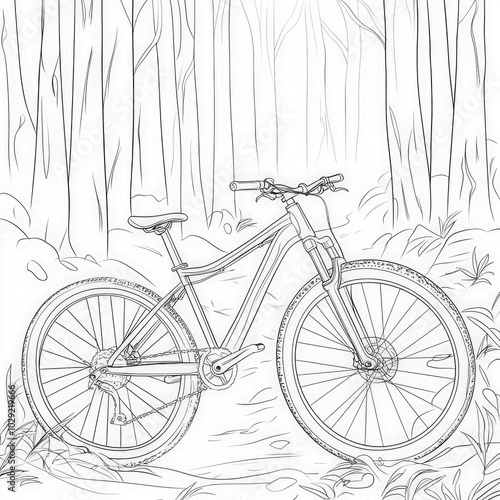 A cool mountain bike trail ...
