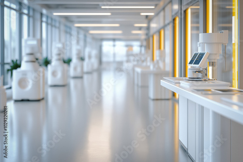 A Futuristic Laboratory Whe...