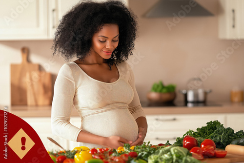 A Pregnant Woman Preparing ...