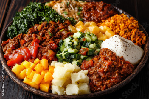 A Vibrant Ethiopian Platter...