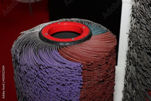 Special abrasive paper cylinder for automatic tools