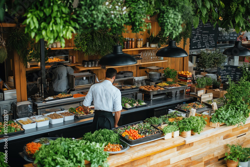 Fast-Paced Restaurant Scene...