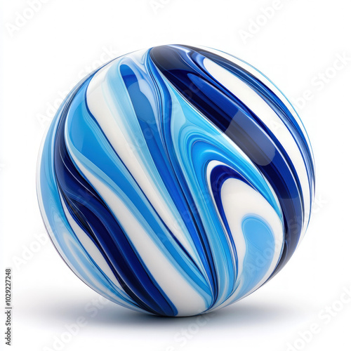 Glass Marble Isolated