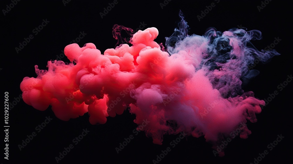 effect smoke color red black screen effect smoke color red black screen