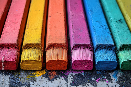 Oil Pastel Background