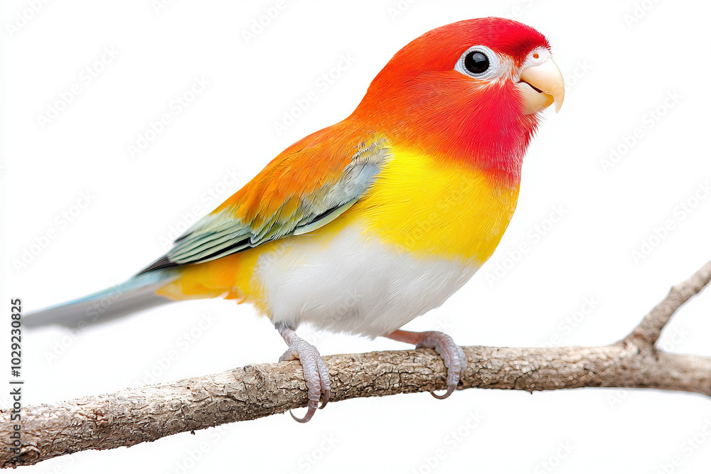 Fototapeta premium Parrot White Background