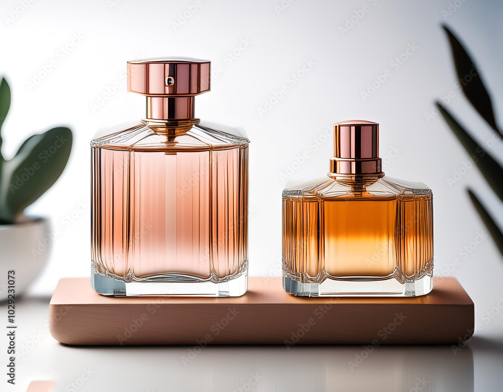 perfume containers, isolated white background perfume containers, isolated white background