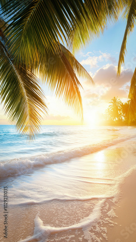 Palm At Sunset