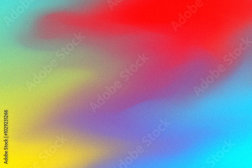 Colorful Watercolor Grainy Gradient Background. Vibrant Wallpaper. Abstract Business Banner. Illustration