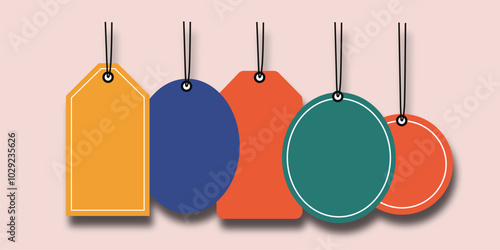 A collection of sale signs, big sale, sale label, sale tag signs with the price of off.