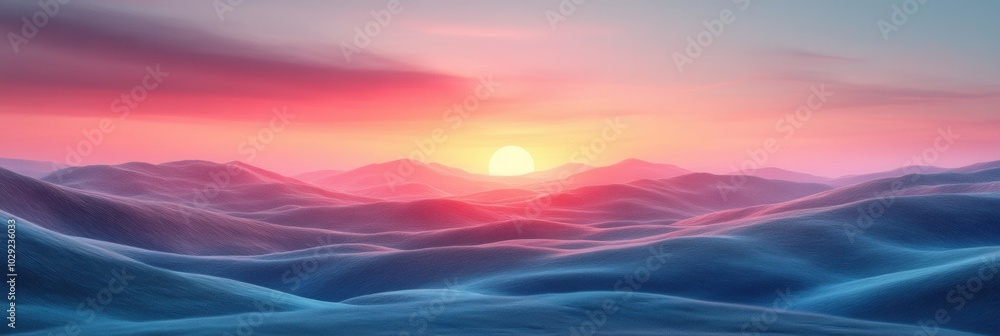 Pastel Serenity in Minimalist Low-Poly Hills, gentle slopes, soft colors, tranquil atmosphere, harmonious design Pastel Serenity in Minimalist Low-Poly Hills, gentle slopes, soft colors, tranquil atmosphere, harmonious design