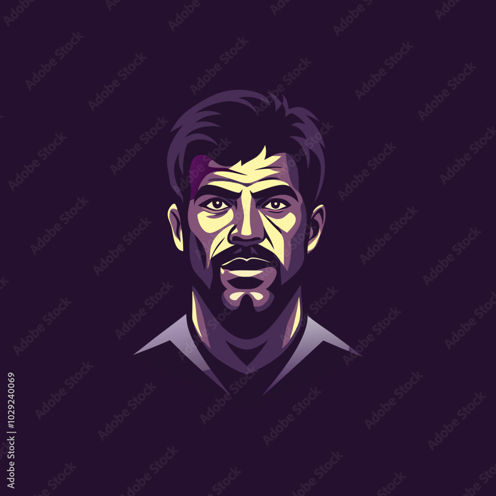 Flat style illustration of scuba diving Flat style illustration of scuba diving