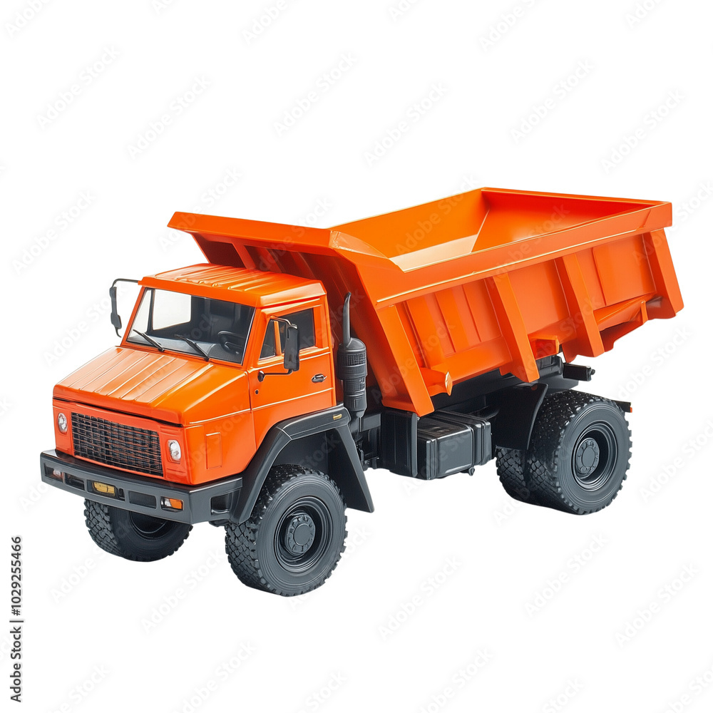 A heavy-duty dump truck with an open cargo bed isolated on transparent background (3) A heavy-duty dump truck with an open cargo bed isolated on transparent background (3)