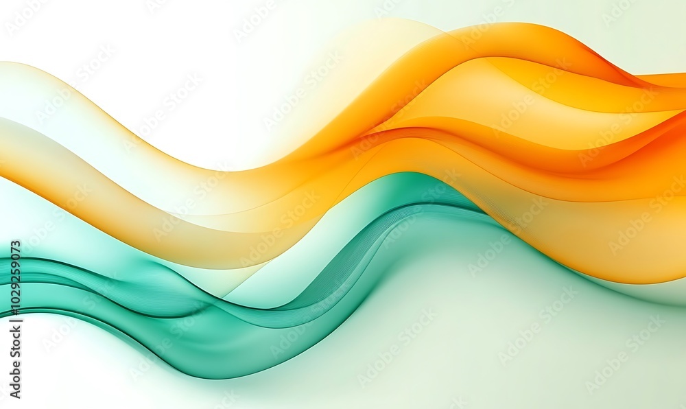 Dynamic Abstract Silky Green and Orange Waves with Smooth Curves and Soft Shadows on Modern Minimalist Gradient Background
Dynamic Abstract Silky Green and Orange Waves with Smooth Curves and Soft Shadows on Modern Minimalist Gradient Background
