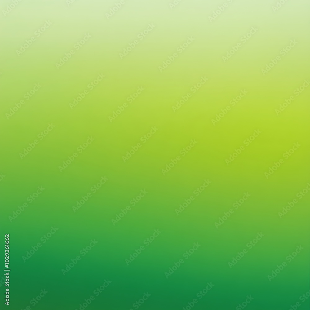 Obraz premium A smooth gradient transition from light green to dark green, creating a calming visual effect.