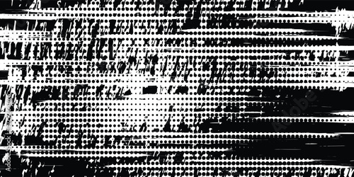 Rotated pattern in halftone theme. Abstract gradient that curves and twists.
