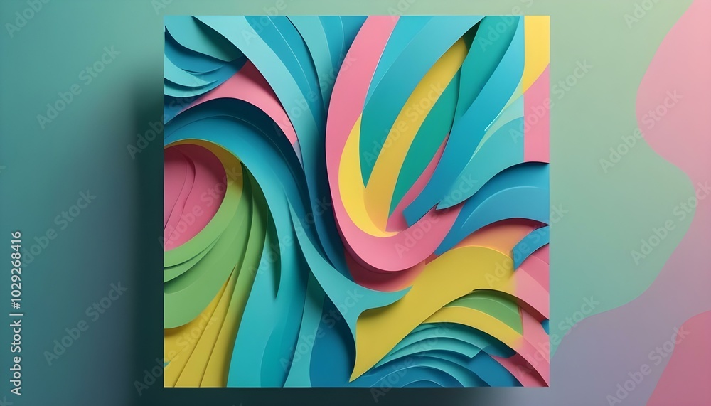 3D Abstract Background,With Different Colours of Abstraction 3D Abstract Background,With Different Colours of Abstraction