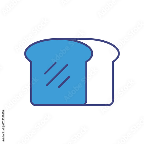 Bread vector icon stock illustration