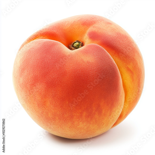 Wallpaper Mural Peach isolated on white background Torontodigital.ca