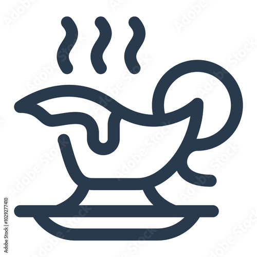 Steaming Gravy in Boat