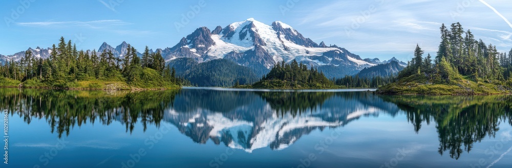 Mountain Reflection. Mountain Reflection.