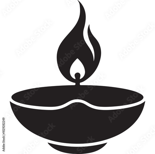 A Diwali diya is a small oil lamp, traditionally made of clay, symbolizing light and purity. It is lit during the festival to dispel darkness and bring joy.