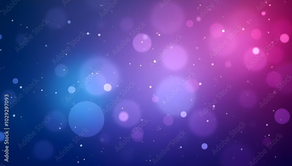 Obraz premium A bright background with blue, purple and pink bokeh effects