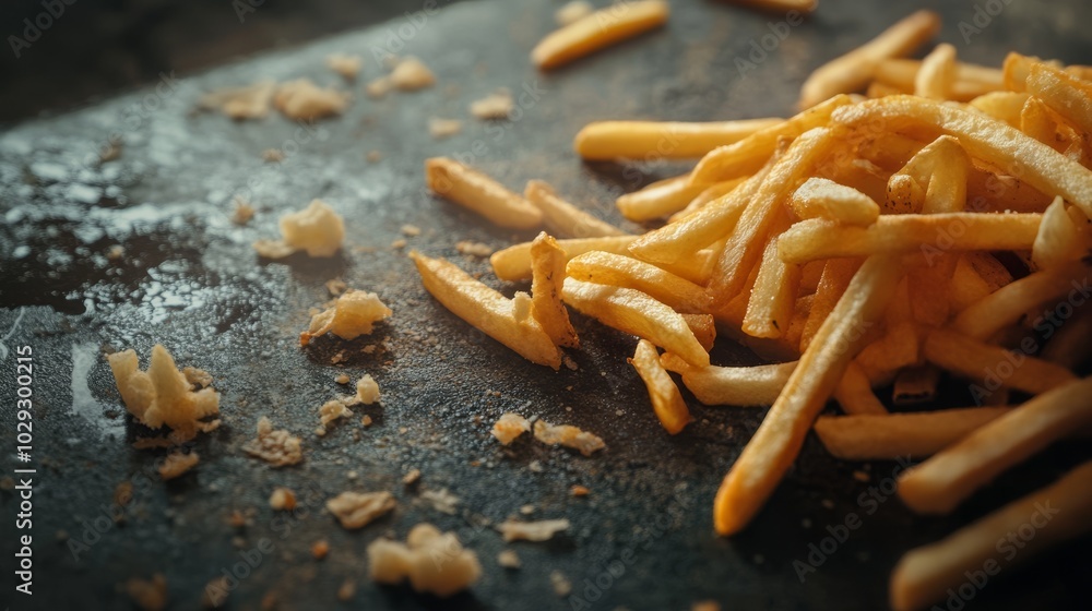 French fries background French fries background