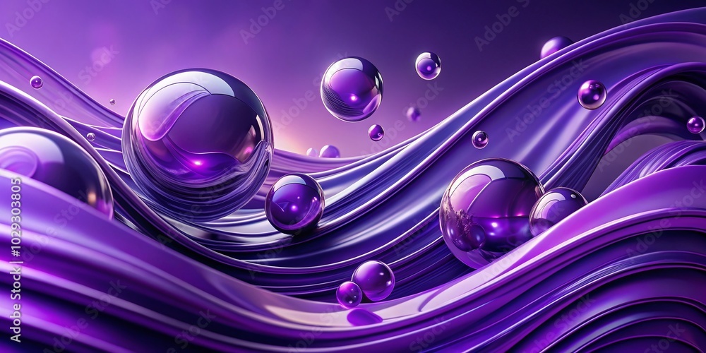 Dynamic Violet Digital Cover Art for Futuristic Landing Page Design Dynamic Violet Digital Cover Art for Futuristic Landing Page Design