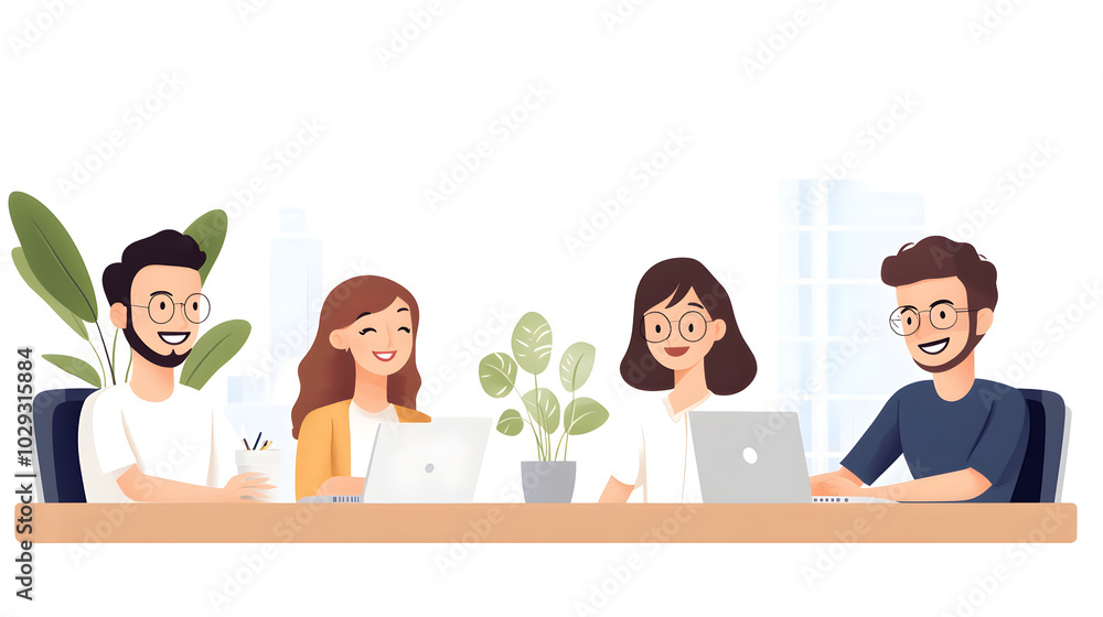 Fototapeta premium Creating a supportive workplace culture for mental health days