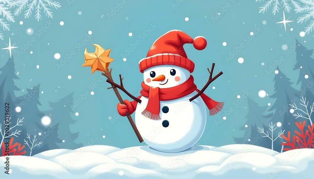 Fototapeta premium Christmass cartoon design