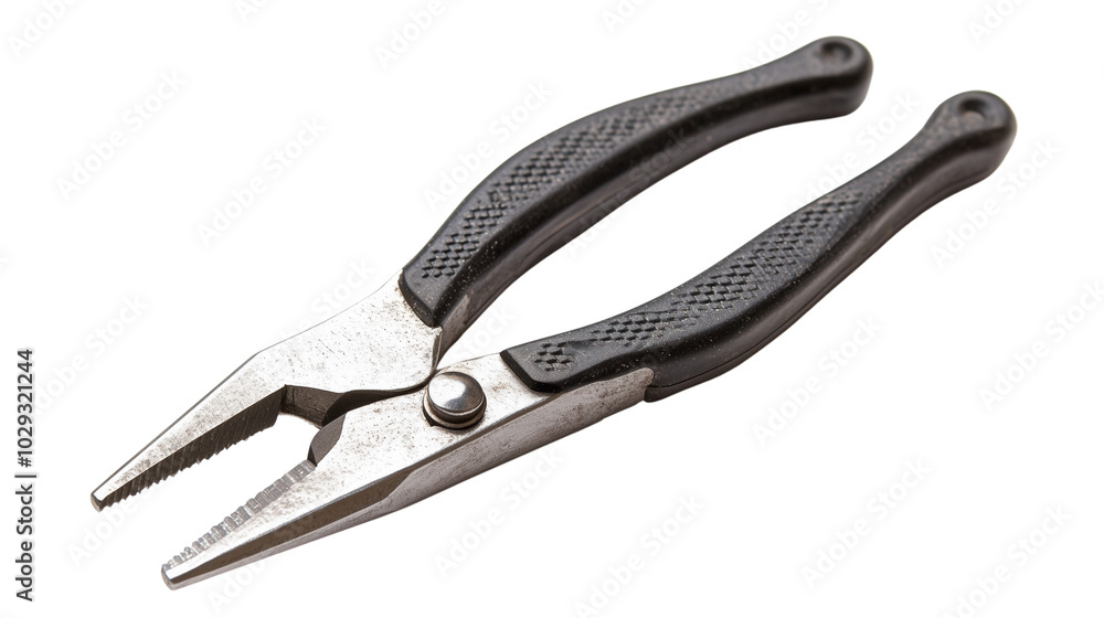 A pair of adjustable pliers with textured grips isolated on transparent background (2) A pair of adjustable pliers with textured grips isolated on transparent background (2)