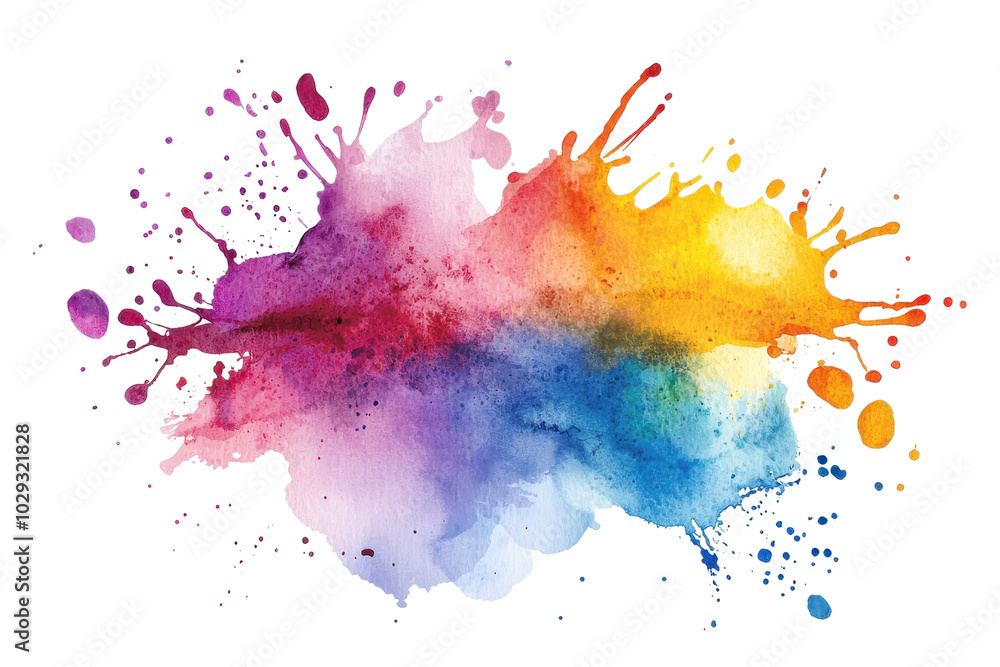 Vibrant, colorful paint splash blending shades of blue, red, yellow, and purple creating a dynamic artistic abstract background. Vibrant, colorful paint splash blending shades of blue, red, yellow, and purple creating a dynamic artistic abstract background.