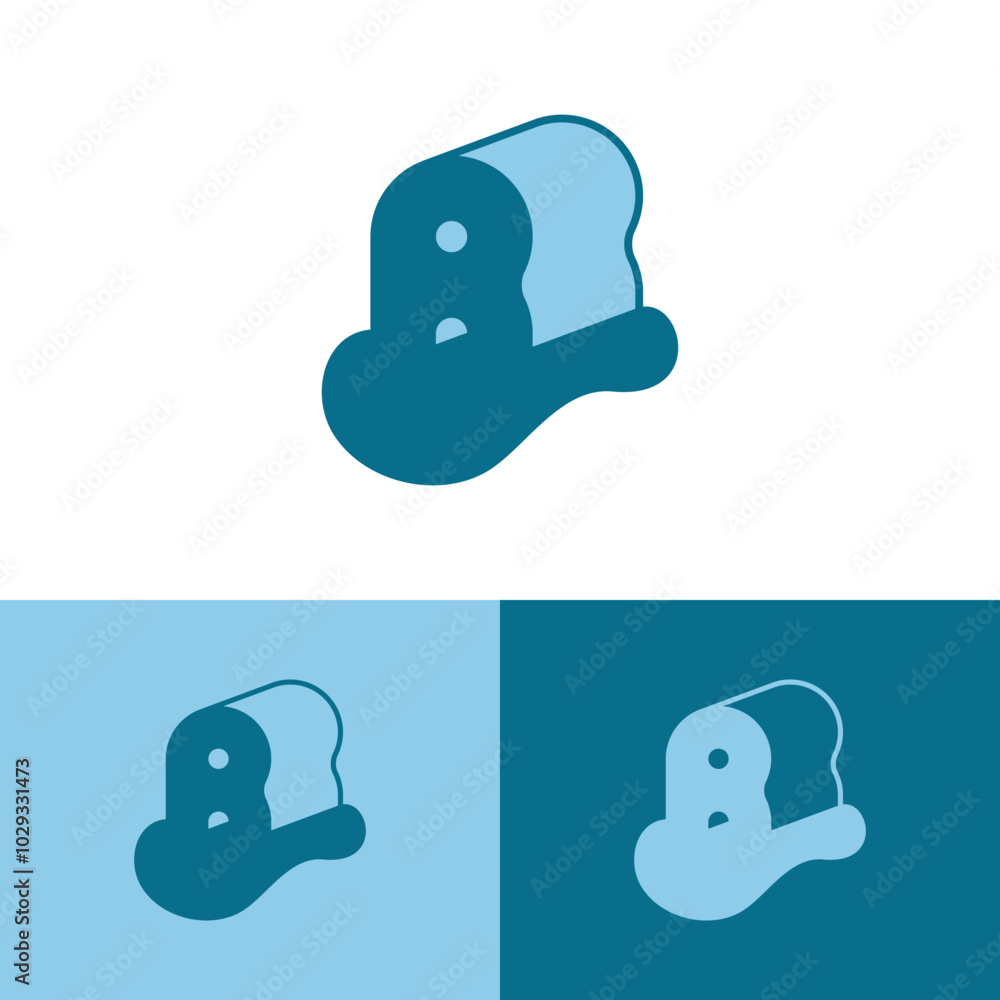This logo design of melting ice cubes forming the letter R inspires us to always be open to change This logo design of melting ice cubes forming the letter R inspires us to always be open to change