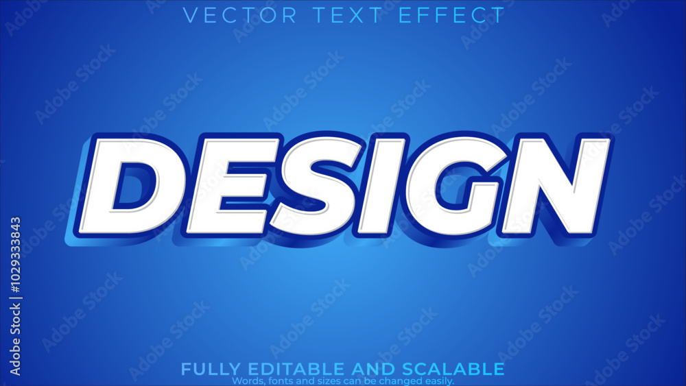 Editable text style effect - DESIGN text style theme Editable text style effect - DESIGN text style theme