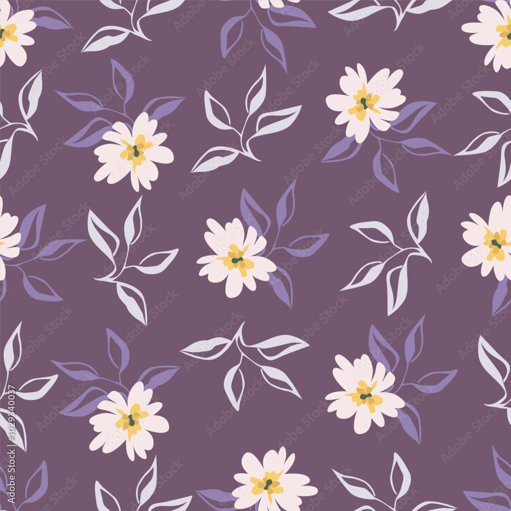 Feminine monochrome seamless pattern with lace pattern of flowers. Feminine monochrome seamless pattern with lace pattern of flowers.