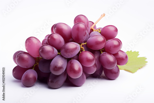 Red grape on withe background. PNG cutout. Wine related themes. Wine professions. Oenologist. Wine shop. Buying and selling wine. Images for graphic designers. Isolated wine. Image for website