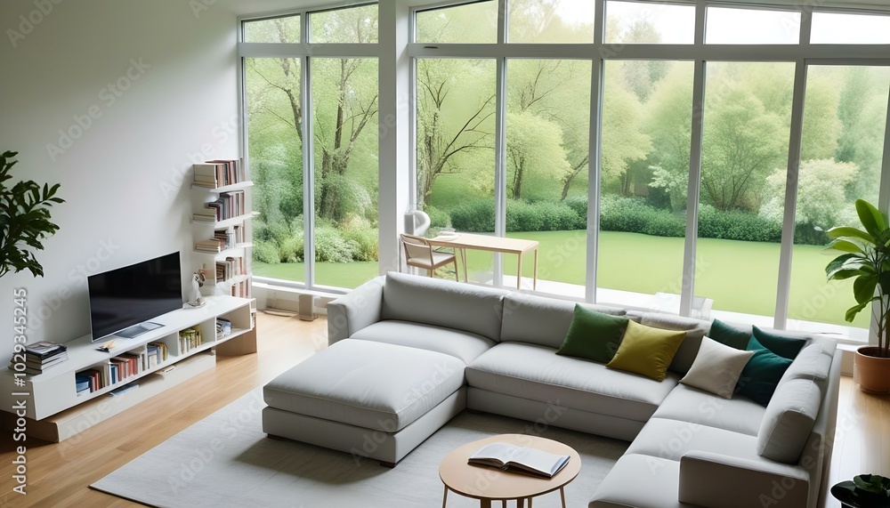 Photo modern style interior room 3d illustration White and gold theme interior modern minimalism photo realism Photo modern style interior room 3d illustration White and gold theme interior modern minimalism photo realism